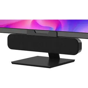 Computer Speakers for Desktop Pc, Monitor Speakers for Laptop,Pc Speakers with Loud Sound,Volume Control Easily Clamps to Monitors(USB-C to USB Adapter Included) (Black)