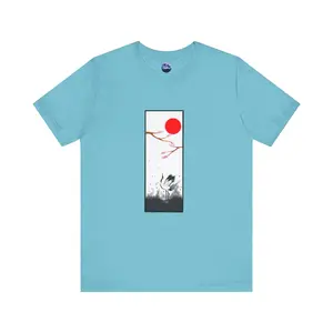 "Dancing Crane" Short Sleeve Tee