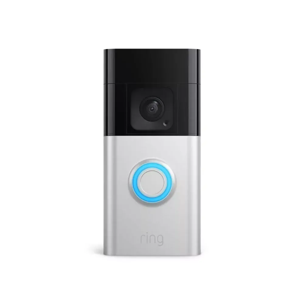 Ring Battery Doorbell Plus – Smart Wi-Fi Video Doorbell with Head-to-Toe HD+ Video - Satin Nickel: Outdoor Wireless Security