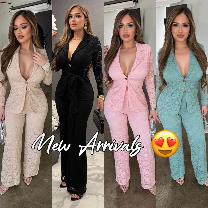 Irene lace suit set