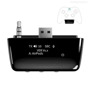Bluetooth 5.2 Wireless Audio Adapter for Xbox One, Xbox Series X |   S and Elite 2 Controller, Xbox Mic Adapter with Screen Supports Low LatencyFFSummitSupply7