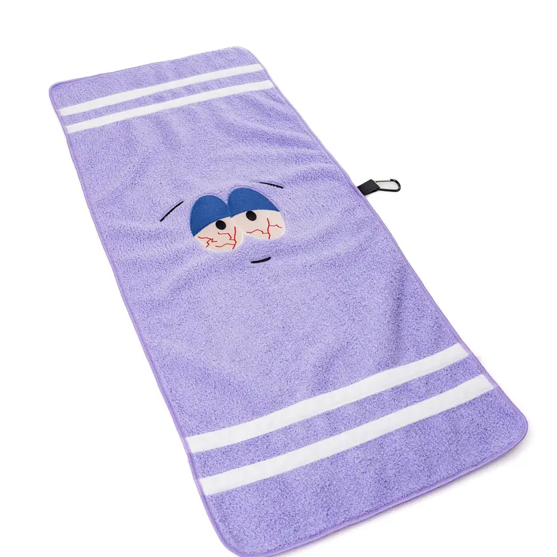 South Park Towelie Towel - Lightweight, Water-Absorbent Golf Gear for Golfing, Outdoor Activities