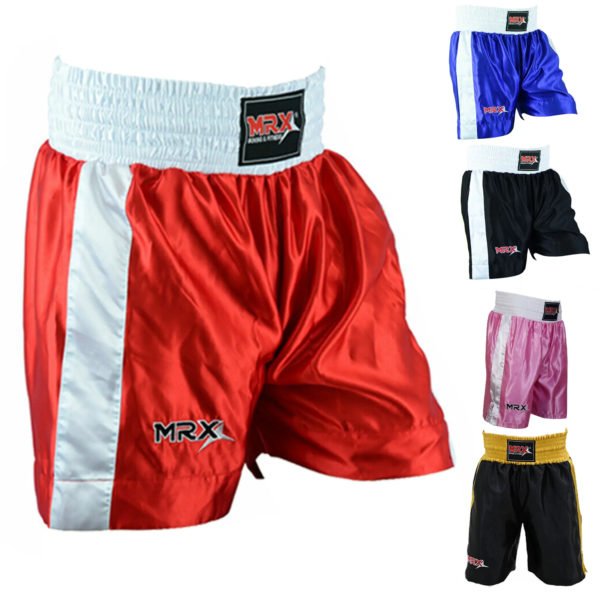 MRX Men's Soft Activewear Boxing Shorts Set - Fitness Workout, Sporty Sports Shorts for Boxing Training, Gym, Fitness Workout Shorts