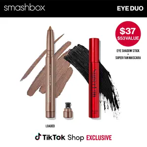 [TikTok Exclusive Bundle] Smashbox Eye Duo | Smashbox Always On Eye Shadow Stick + Smashbox Super Fan Lash Lengthening Mascara