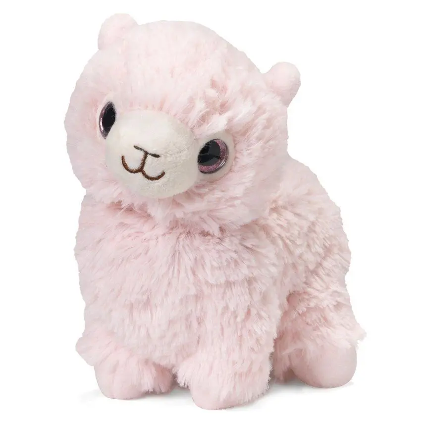 PINK LLAMA JUNIOR - Warmies Cozy Plush Heatable Lavender Scented Stuffed Animal