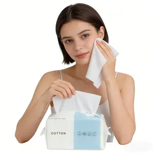 Disposable Face Towels,   1/2/4 Packs Face Towelettes for Washing & Drying, Soft Dry Wipes Facial ,Tissue for Camping, Home Hand Wipes and Other Outdoor Activities Use, Napkin，  ,Makeup Remover Dry Wipes, Travel Essential