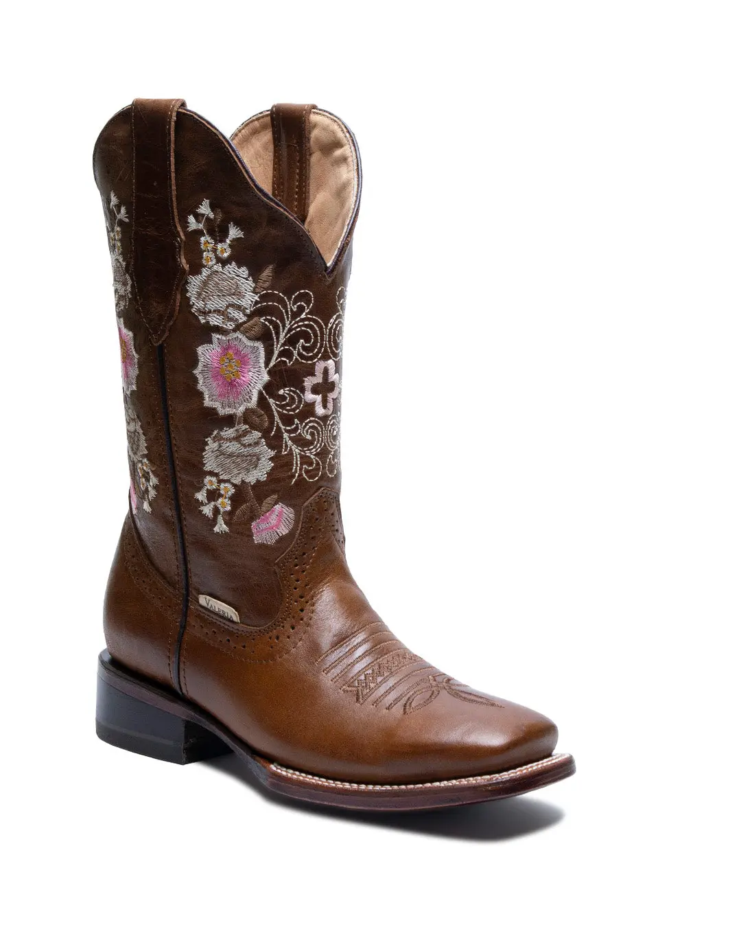 Women's Western Ankle Cowhide Leather Boots - Premium, Casual Pointed Toe, Handcrafted Details, Artisan Craftsmanship, Casual Wear