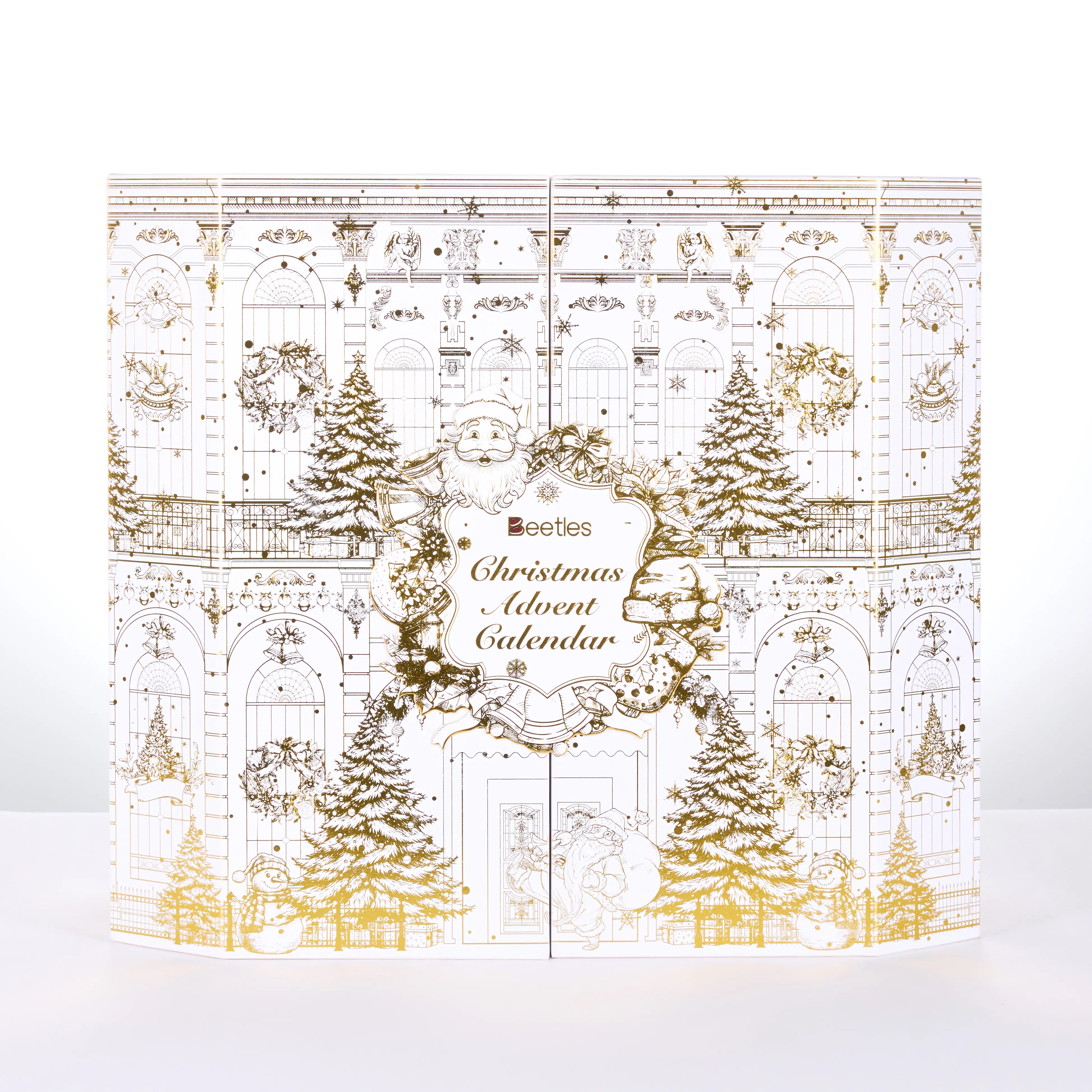 Beetles Gel Polish Christmas Advent Calendar, Manicure Nail Art Cosmetic Gel Polish Sets for Selfcare, Nail Care, Gel Nail Polish Set