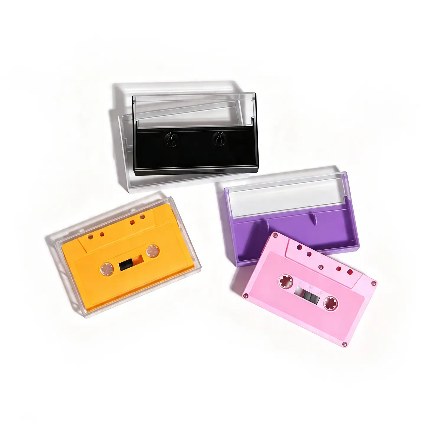 Brand new high-transparency blank magnetic tape, standard recording tape, 60-90 minutes blank cassette tape, single disc available for shipment