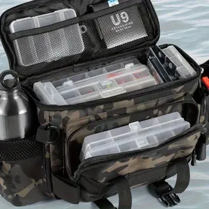 3-In-1 Convertible Bait Bag, Tackle Backpack, Chest Pack, Belt Bag, Smart Storage Organizer, Versatile Fishing Gear Carrier, Fishing Gear Accessories