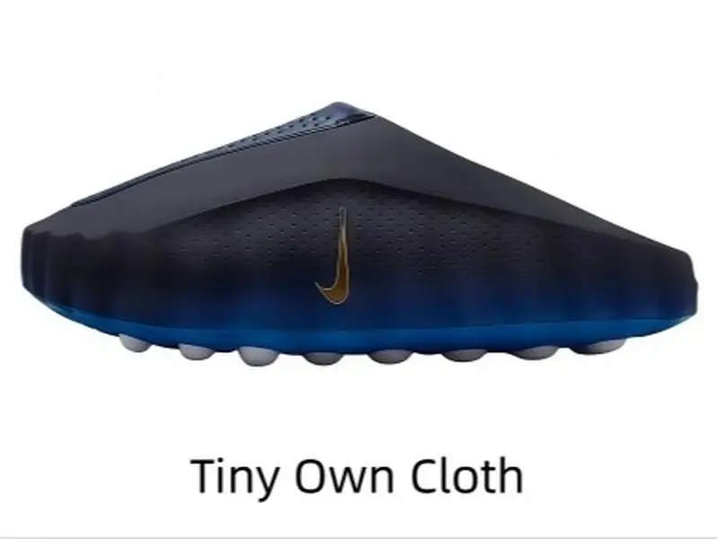 Sleek two-tone dark gradient cushioned slides, ideal for gym, shower and minimalist street casual fits