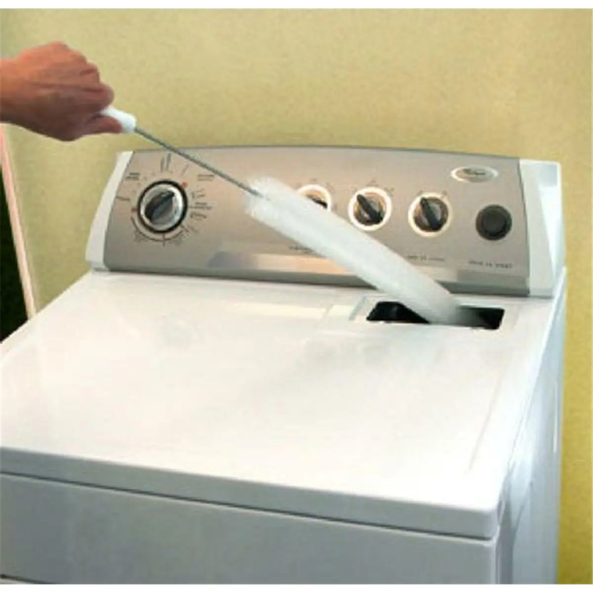 Whirlpool 8212614 Genuine OEM Dryer Brush, OEM Part for Lint Removal, Approx. 31" Long Reach Design with Simple Handle