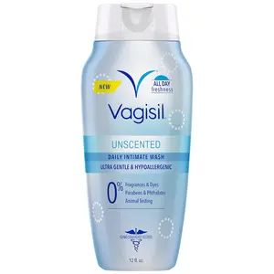 Feminine Wash for Intimate Area Hygiene, pH Balanced and Gynecologist Tested, Unscented, 12 oz (Pack of 1)