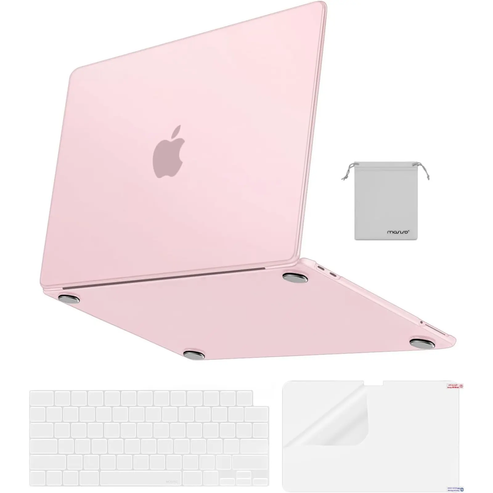 MOSISO 4-in-1 Polycarbonate Hard Shell Cover for 13-in MacBook Neo 2026 Release (Model A3404) – Precision-Matched Color, Ultra-Thin, Flexible, Water-Resistant, Anti-Slip, Dustproof, Includes Screen Protector & 2 Keyboard Covers for Study Use