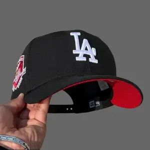 New Era Style MLB Baseball Hat – LA Dodgers Snapback Fitted Cap, Flat Brim High Crown Streetwear Fashion