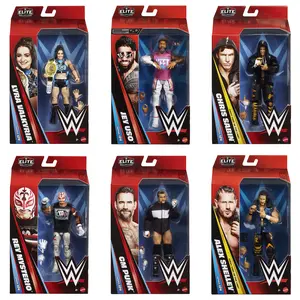 WWE Elite 124 - Complete Set of 6 Mattel WWE Toy Wrestling Action Figures