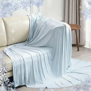 Cooling Blanket for Hot Sleepers, Summer Cold Throw Blanket for Bed, Arc-Chill Lightweight Summer Bedding, Cool Thin Ice Cooled Throws