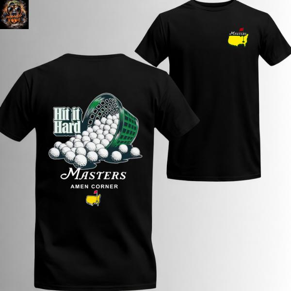 [Collection] T-shirts, hoodies, sweatshirts commemorating the 2026 Masters Golf Tournament, "Hit It Hard" printed t-shirts, Amen Corner Augusta style golf shirts, humorous gifts for male and female golfers.
