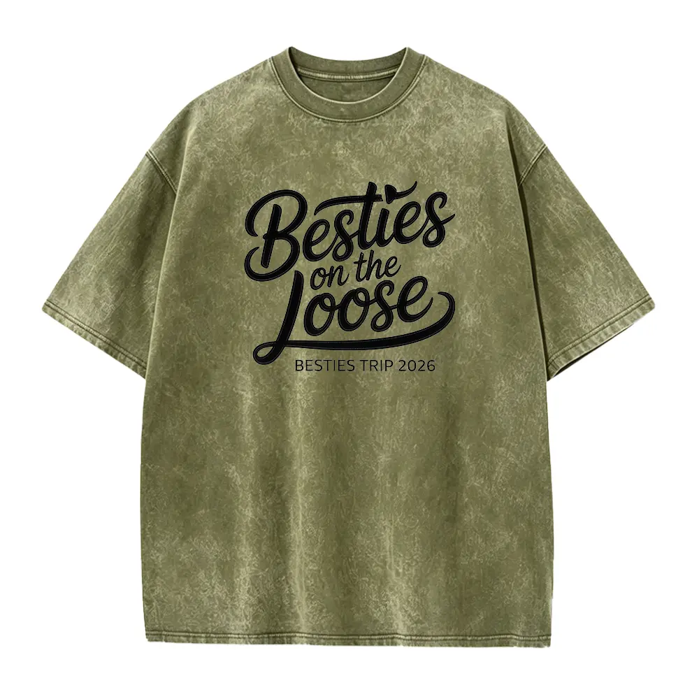 Besties on the Loose Besties Trip 2026 Shirt, Crazy Girls Weekend Tee, Matching Vacation t-shirt, Matching Besties On The Loose 2026 Shirt