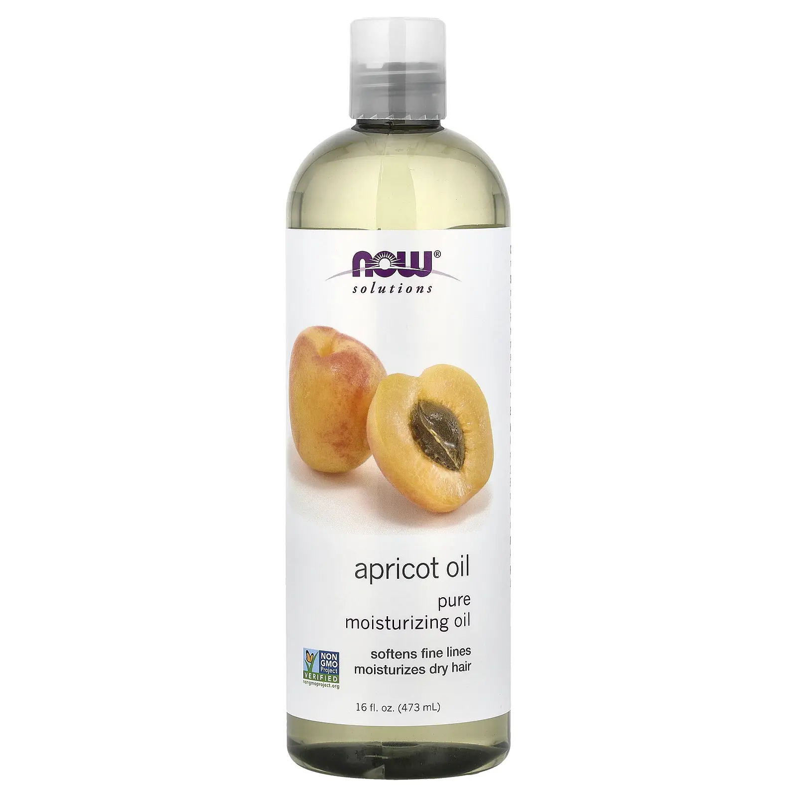 NOW Foods Solutions, Apricot Oil, 16 fl oz (473 ml)