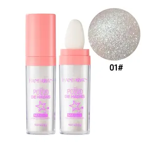 Color code -01 High gloss patting powder, Brightening skin tone contouring, Pearl like contouring, The first choice for novice makeup, Quick makeup repair for daily and party occasions Matte Smooth Bronzer Gentle Glitter Shimmer Cosmetic Brush