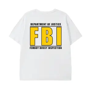 Department of justice femboy bussy inspector FBI shirt, Funy Tee, Gift For Fan, For Men And Women