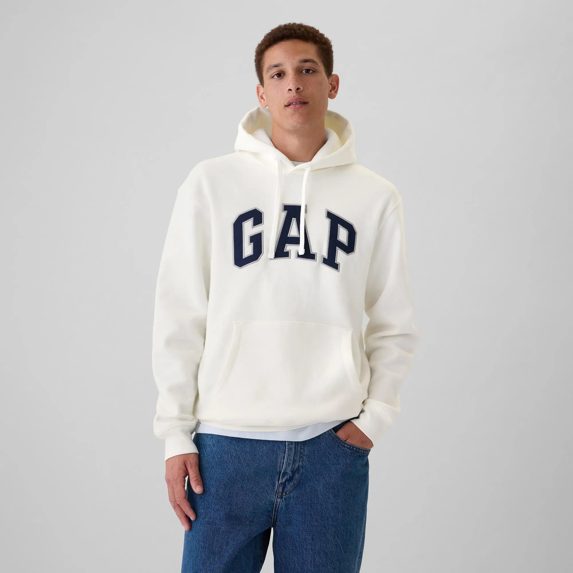 Menswear Cotton GAP Adult VintageSoft Arch Logo Hoodie