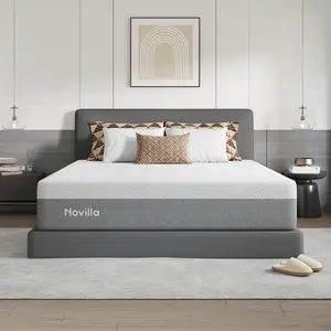 Gel Memory Foam Mattress for Cool Night &  Fiberglass-Free，Full/Queen/KIng Size ,6/8/10/12/14 Inch Medium Firm  in Box for Cool Sleep and Pressure Relief&Perfect Balance of Softness.mothersdaygift,SummerVibes