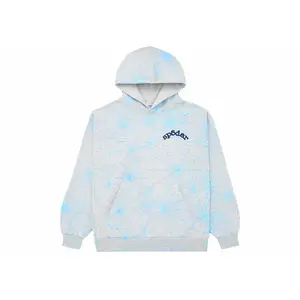 Sp5der AOP Web Hoodie Heather Grey (unisex) by StockX