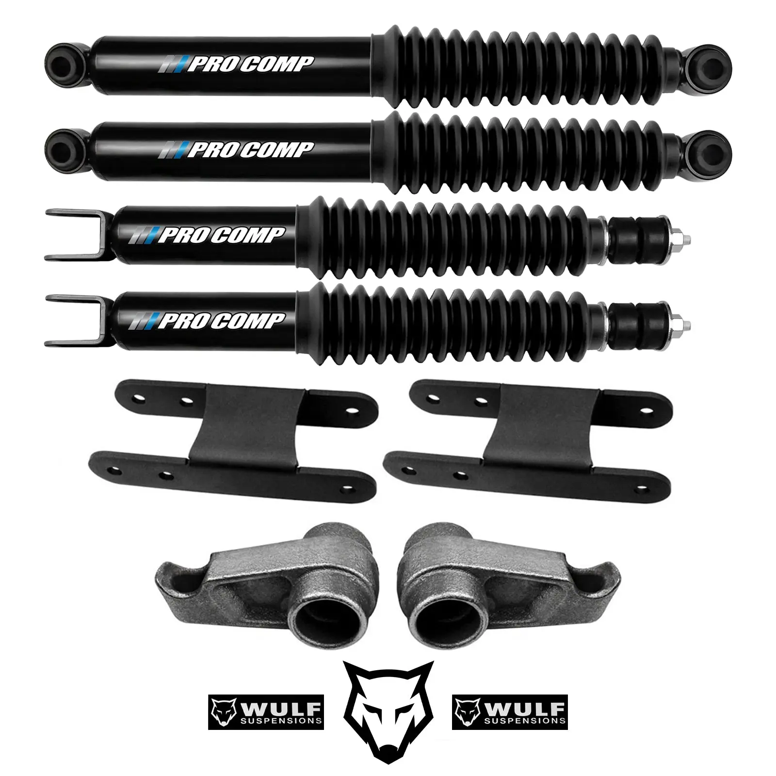 3" Front 2" Rear Leveling Lift Kit + Pro Comp Shocks For 2006-2010 Hummer H3 4X4