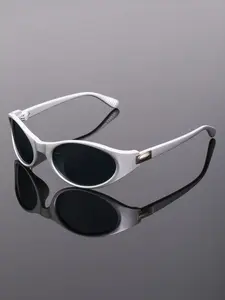 New Oval Frame Y2K Hip Hop Fashion Glasses, Gothic Style Party Glasses, Unisex Daily Wear Photo Decoration Glasses
