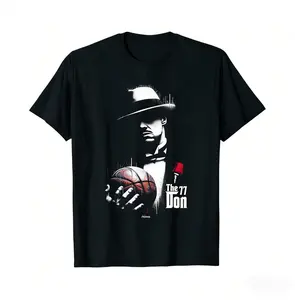 Luka Dončić Los Angeles Lakers Jersey — Luka Dončić Los Angeles Lakers Officially Licensed #77 T-Shirt — "LUKA - THE DON - The Godfather of Basketball" V-Neck T-Shirt