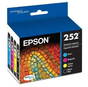 EPSON 252 DURABrite Ultra Ink Standard Capacity Black & Color Cartridge