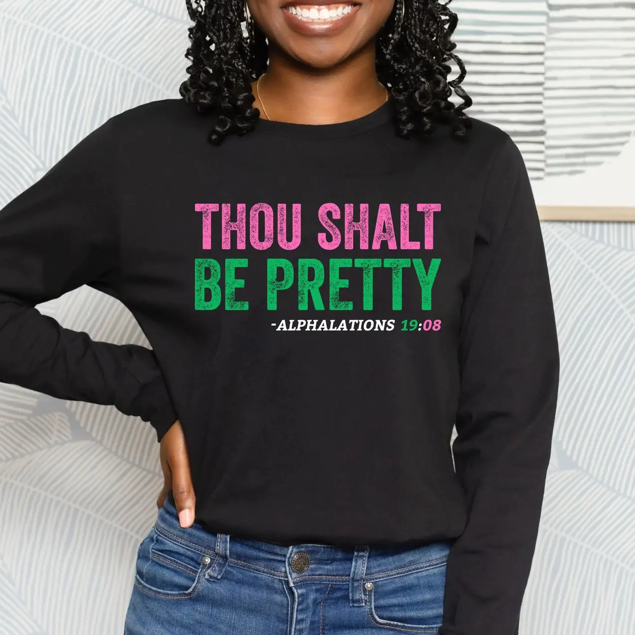 Alpha Kappa Alpha Sweatshirt. AKA Sweatshirt. AKA 1908 Sorority Apparel.  AKAs, Alpha Women, Ivies.