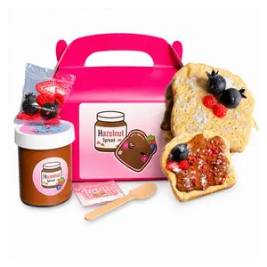 Chocolate Hazelnut Berry Toast Slime Kit – DIY Butter Slime Set