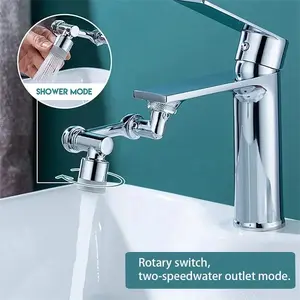 1 PC 1080° Swivel Sink Faucet Extender,Universal Kitchen Sprayer,2 Flow Modes,Sink Aerator Extension