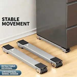 Washing machine base stand, refrigerator riser platform, storage rack, caster wheels, directional wheel rack, movable support accessory outdoorfun office