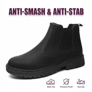 Unisex Chef Work Shoe Safety Shoes Waterproof Anti-slip Outdoor Durable Comfortable Puncture-proof Smash-proof Breathable Splash-proof