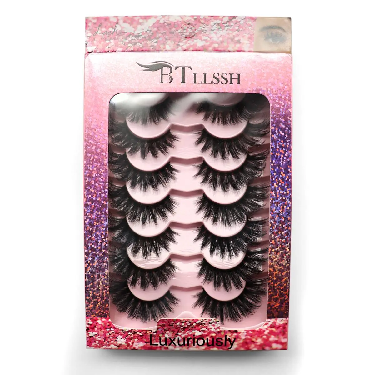 Long Fluffy D Curl False Eyelashes, Volume Focused Lashes, Dramatic Volume Eyelash, Wispy Cat Eye Faux Cluster Lashes, Natural Curling Eye Makeup Strip Lashes, Full Volume Eyelash for Lashes Extensions, Volumized False Eyelashes for Women and Girls