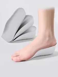 2pcs Height Increasing Insole Arch Support Invisible Cushion, Anti-Slip Comfortable Lightweight Non-Toxic Half Pad for Men & Women, Cushioned Insoles