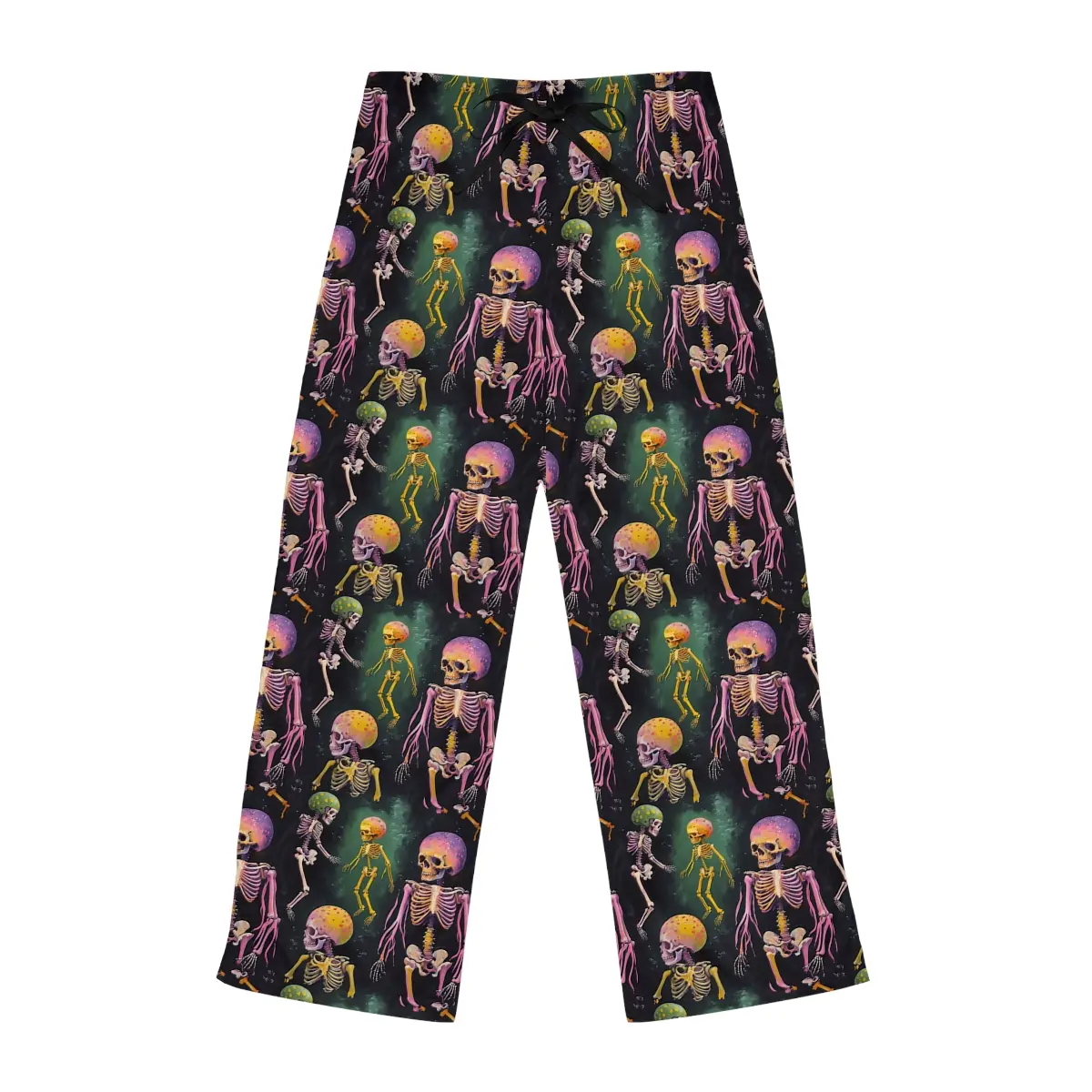Women's Pajama Pants Floating Skeleton Womenswear Loungewear Nightwear