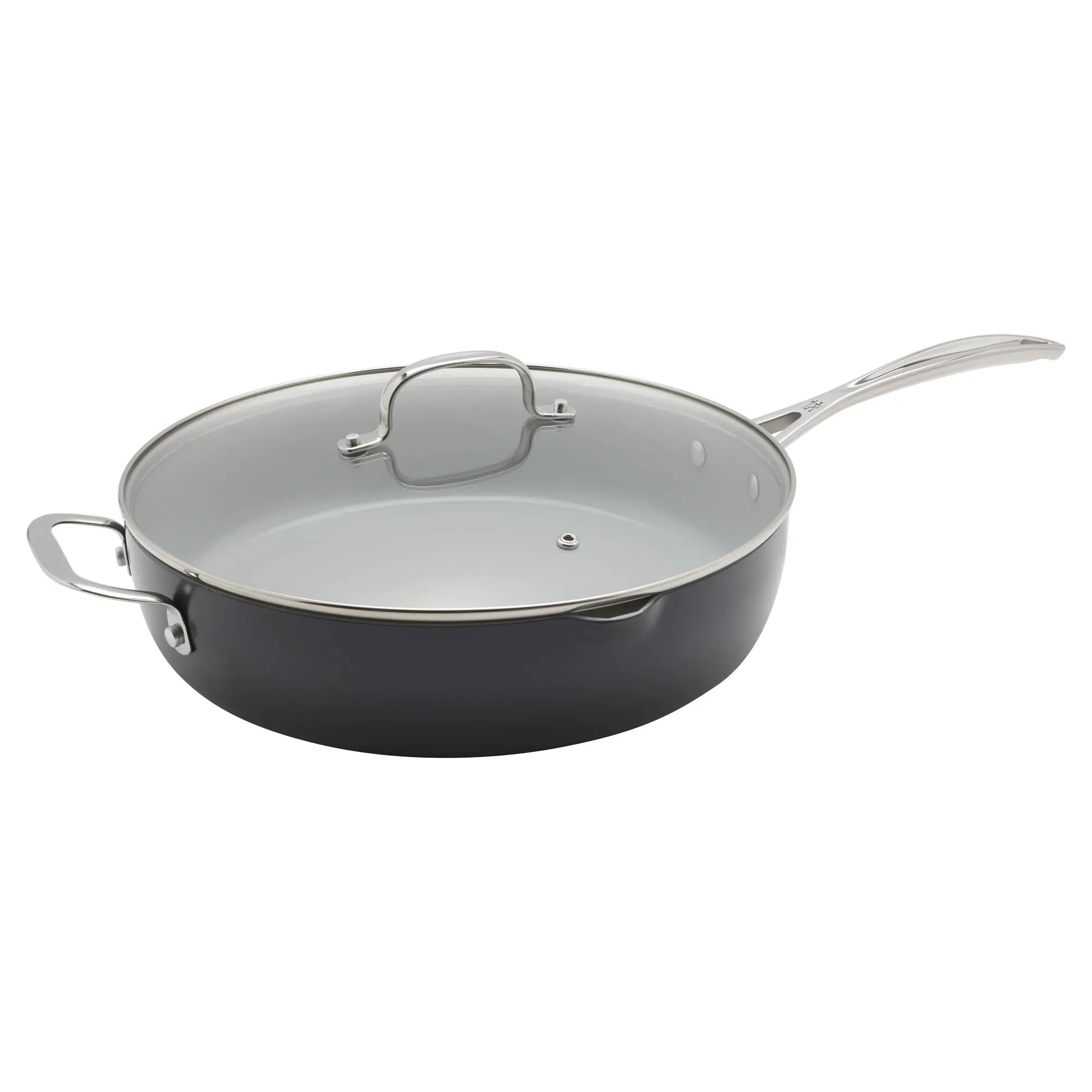 Henckels 5-qt Everyday Ceramic Nonstick Saute Pan with Handle Helper & Lid