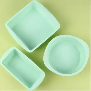 Three-Piece Silicone Baking Set, Non-Stick Mold, Easy Release, Durable and Heat Resistant, Ideal for Cakes, Pies, Muffins, Silicone Bakeware Set