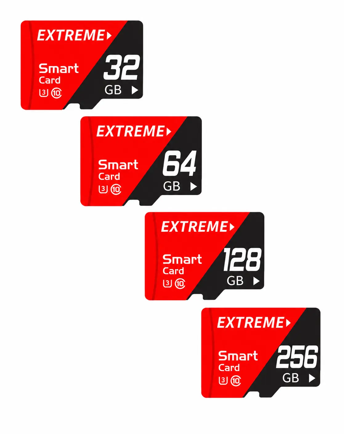 Micro SD Card Class 10 High Speed TF Memory Card 32GB 64GB 128GB 256GB UHS-I Flash Card for Smartphones Cameras Tablets
