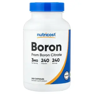 Nutricost Boron, 3 mg, 240 Capsules