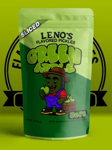 Green Apple Candy Flavored Pickles – Sweet & Tangy Crunchy Snack