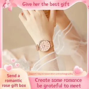 [The perfect gift] A stylish and elegant Starry Sky Watch for women: The dial features a starry sky design, symbolizing the yearning and pursuit of beautiful love. It is suitable as a gift for ladies and girls.