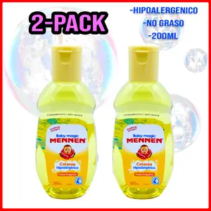 Mennen Baby Magic Cologne Hypoallergenic 6.76 fl oz 2-PACK - Colonia Mennen Para Bebe Hipoalergenica 200 ml by Mennen