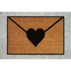 Doormat Heart Envelope Valentine Decor Welcome Mat Funny Gift Love Outside Doormat Moving Gift Valentines Day Gift For Wife 5151zz