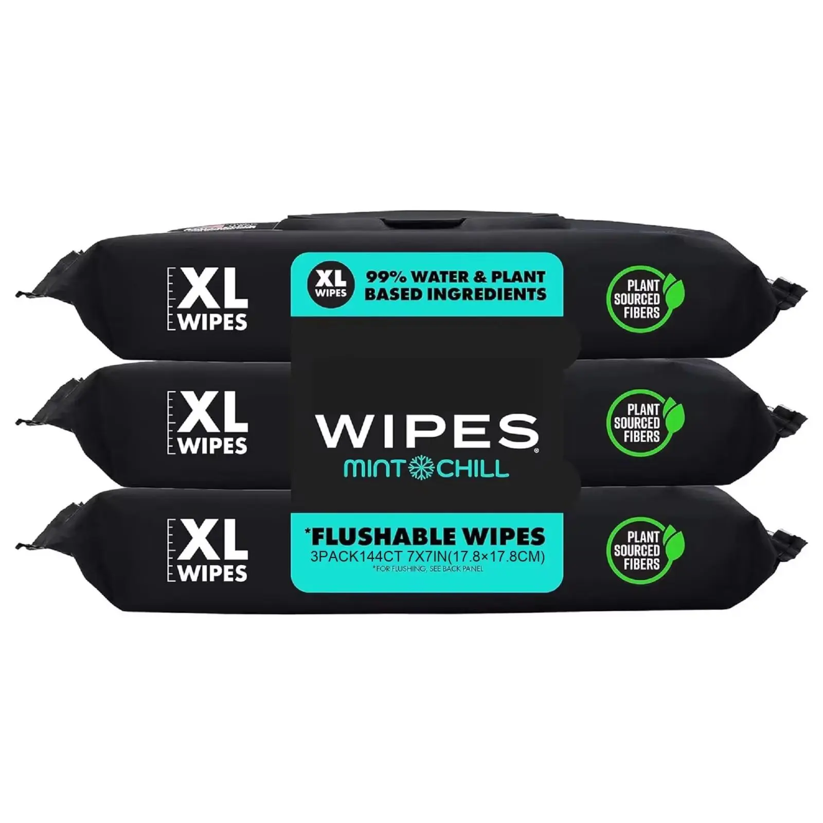Flushable Toilet Wipes - Gentle for Body and Face Use, Kitchen Household Products, Home Care Supplies (Pack of 1)